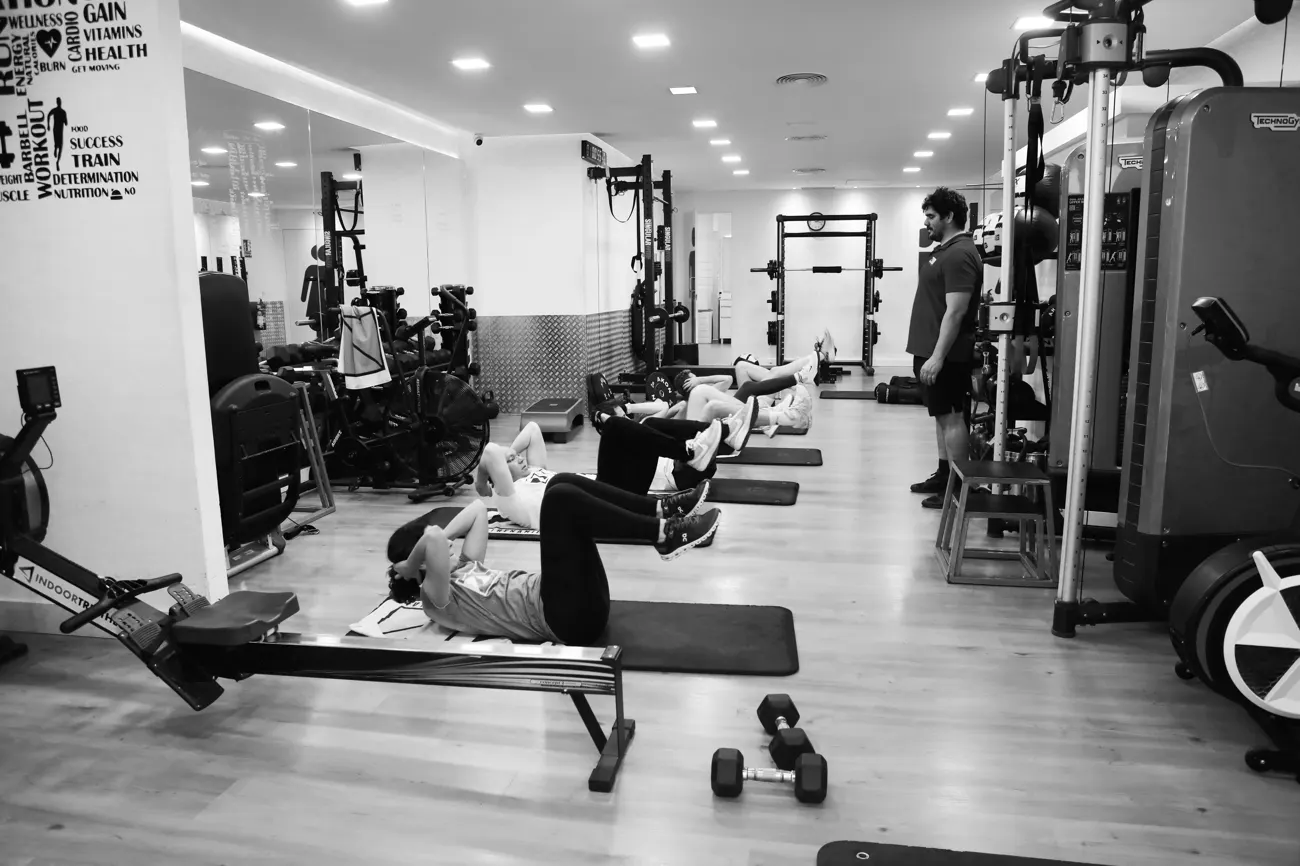 Clase de abdominales en Z10